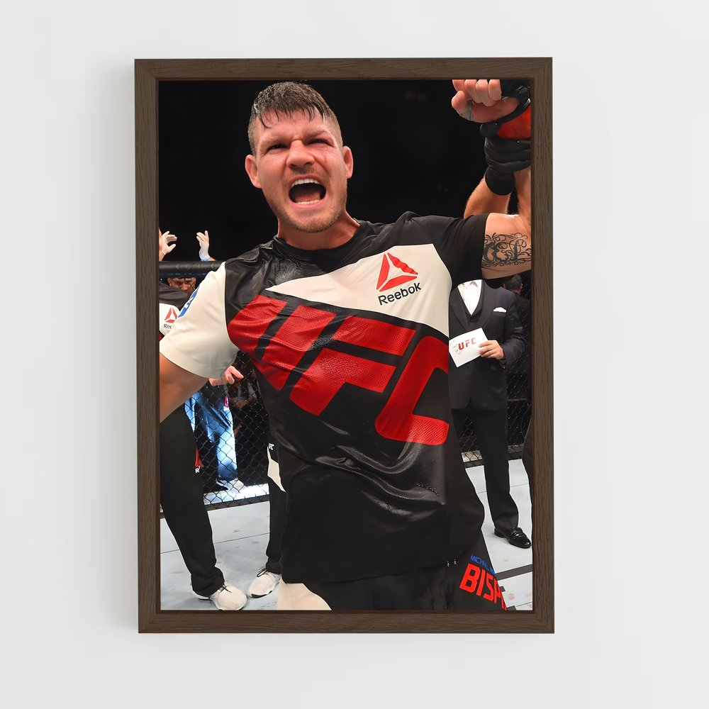 Poster Michael de bisping – affiche MMA (vue 5)